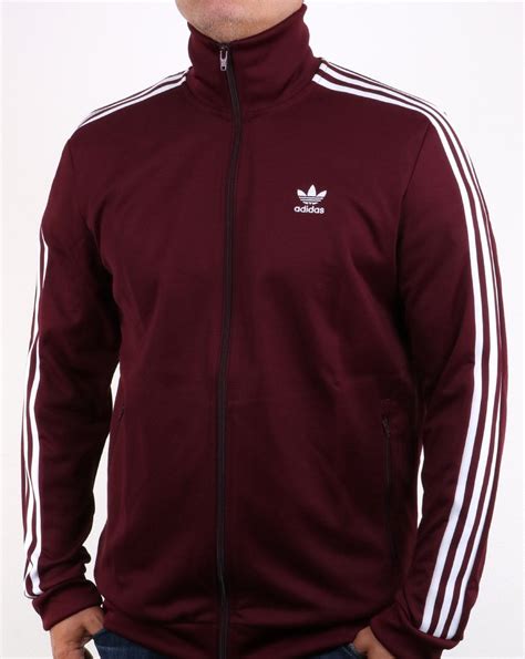 Adidas Beckenbauer Track Top Maroon 